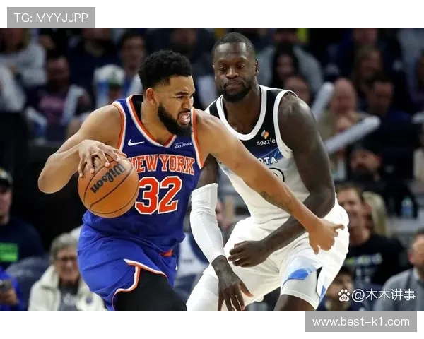 卡尔-安东尼·唐斯内线单打效率提升助森林狼拉开比分差距